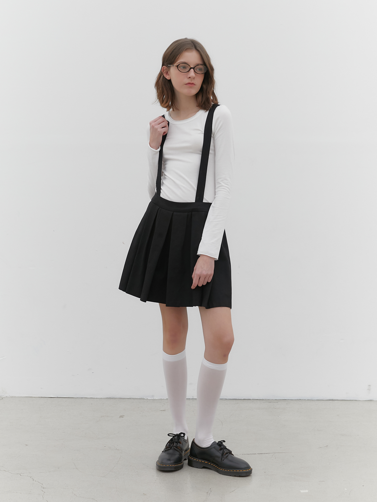 kate suspender skirt (black)